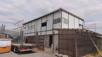 奈良県奈良市 軽量鉄骨造2階建て 解体工事