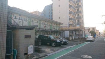 吹田市南吹田 軽量鉄骨造2階建てハイツ 解体工事